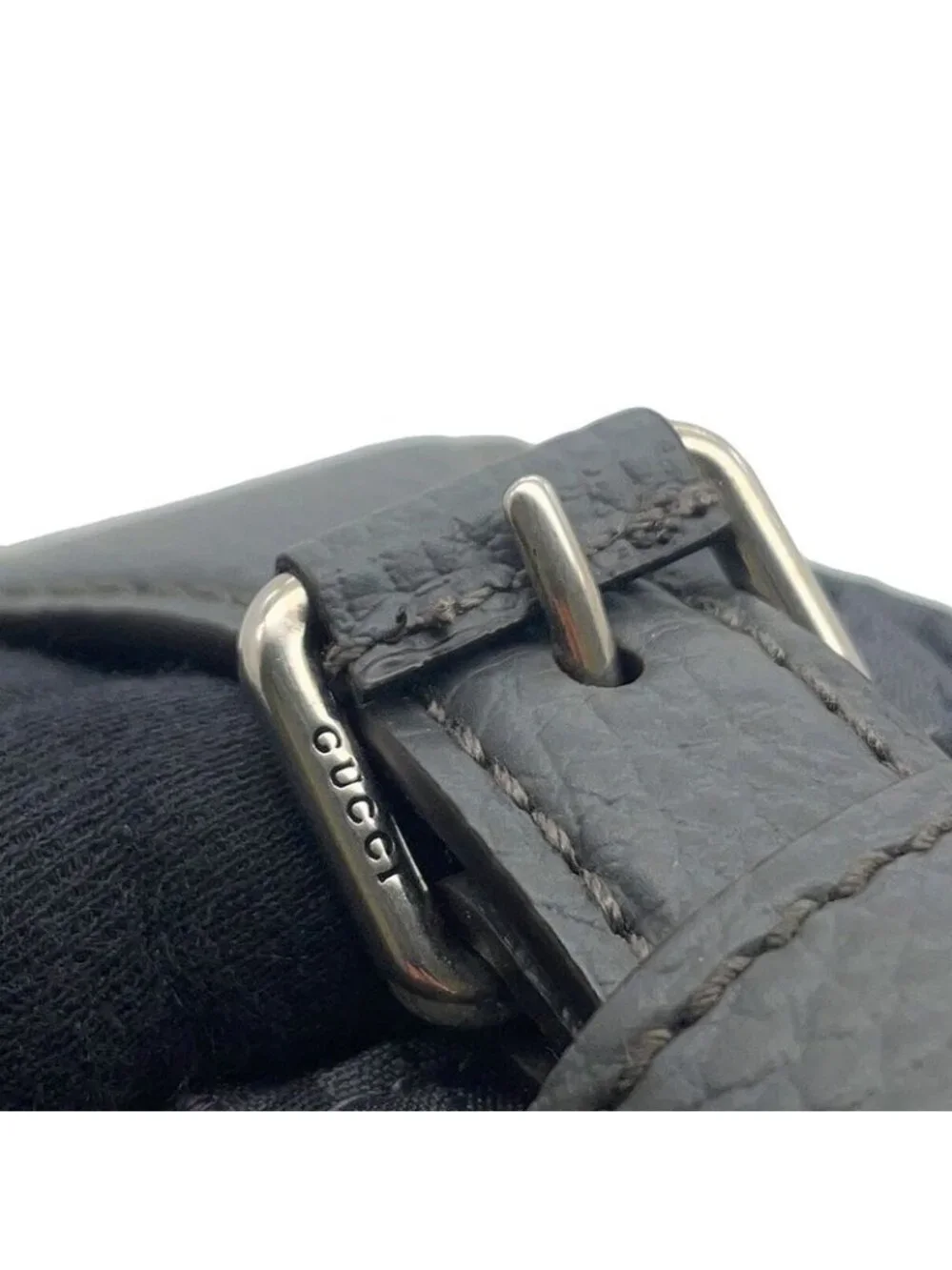 Gucci Shoulder Bag Econylon GG Polyester Black - Picture 9 of 10